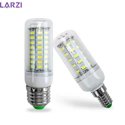 Lámpara LED E27, E14, SMD 5730, 220V, Bombilla de maíz, 24, 36, 48, 56, 69, 72 Led, vela de araña, Bombilla de luz LED para decoración del hogar