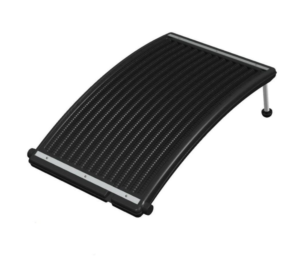 

Original brand newCurved solar heating panel blow moulded with connector outdoor swimming pools water heater