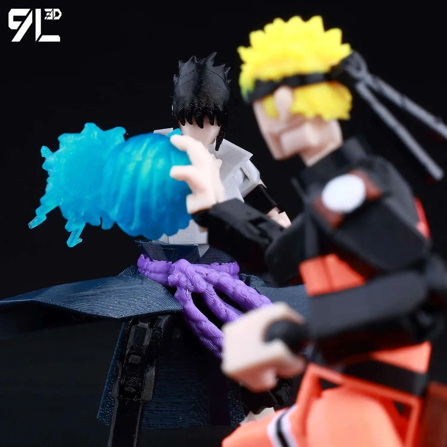 Figurine 3D Lucky13 TITAN13 Rasengan Sasuke Uchiha, Susanoo et boule de feu, Jutsu Pose avec Katana, modèle d'action Anime Dummy13 T13, 9L3D