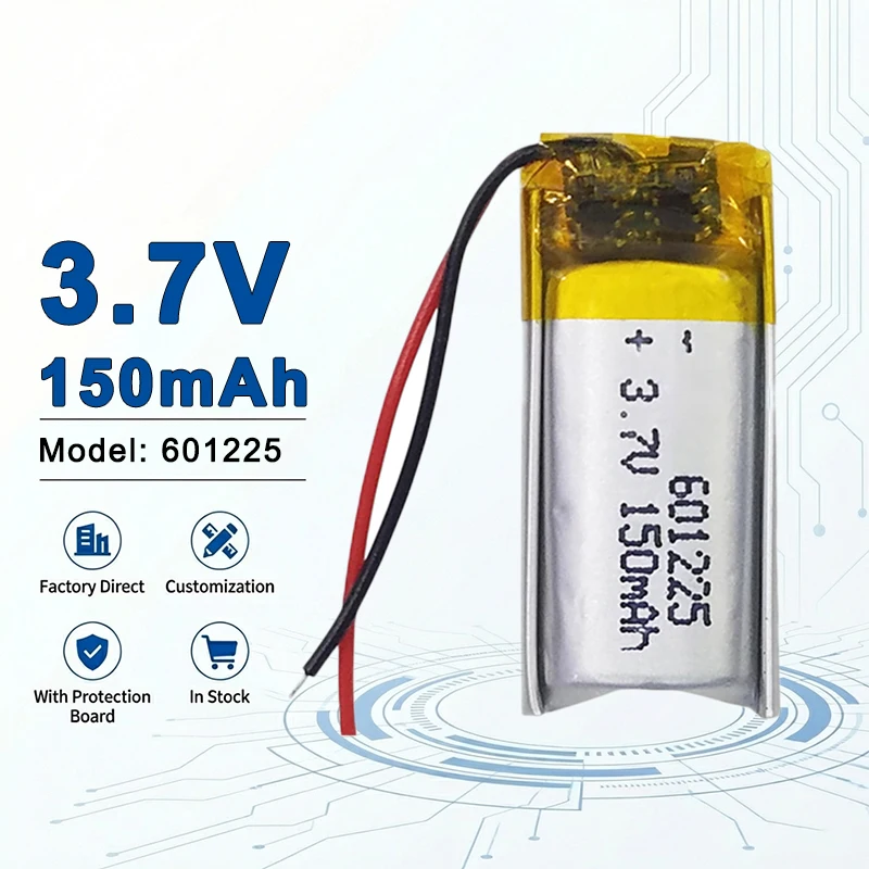601225 3.7V 150Mah …