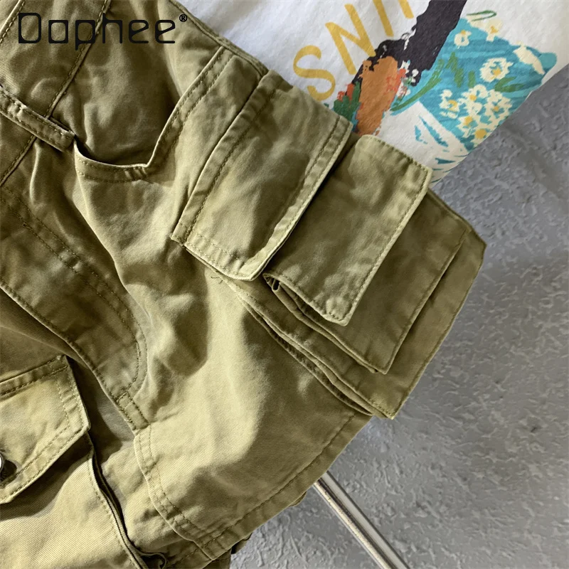 Street Fashion Hot Girl Mini Skirt Summer New Solid Color Versatile High Waist Slim A-line Skirts Korea Trendy Y2K Denim Skirts