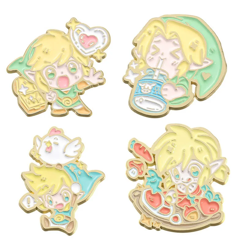 Adventure Game Badges Enamel Pin Brooches for Women Lapel Pins Clothing Accessories Fashion Jewelry Gift Toy Backpack Link view 4