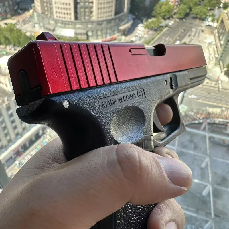 ปืนของเล่นปี 2025 รุ่น Hand G18 แบบดึงกระสุนเปล่า คลัง 3 ห่วง ปืนของเล่นยิงอัตโนมัติ ปลดเร็ว Terra ของขวัญสำหรับเด็กผู้ชาย