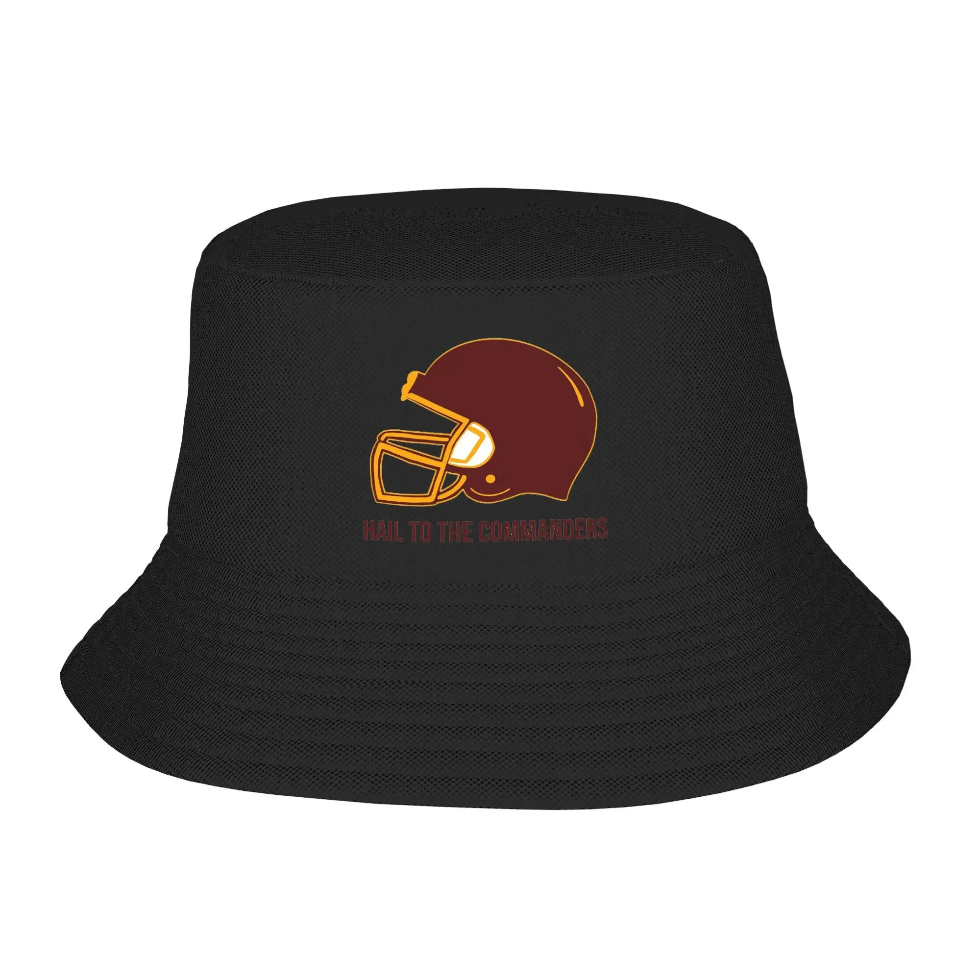 Washington Commanders Bucket Hat Panama Hat Children Bob Hats Outdoor Cool Fisherman Hats For Summer Beach Fishing Unisex Caps