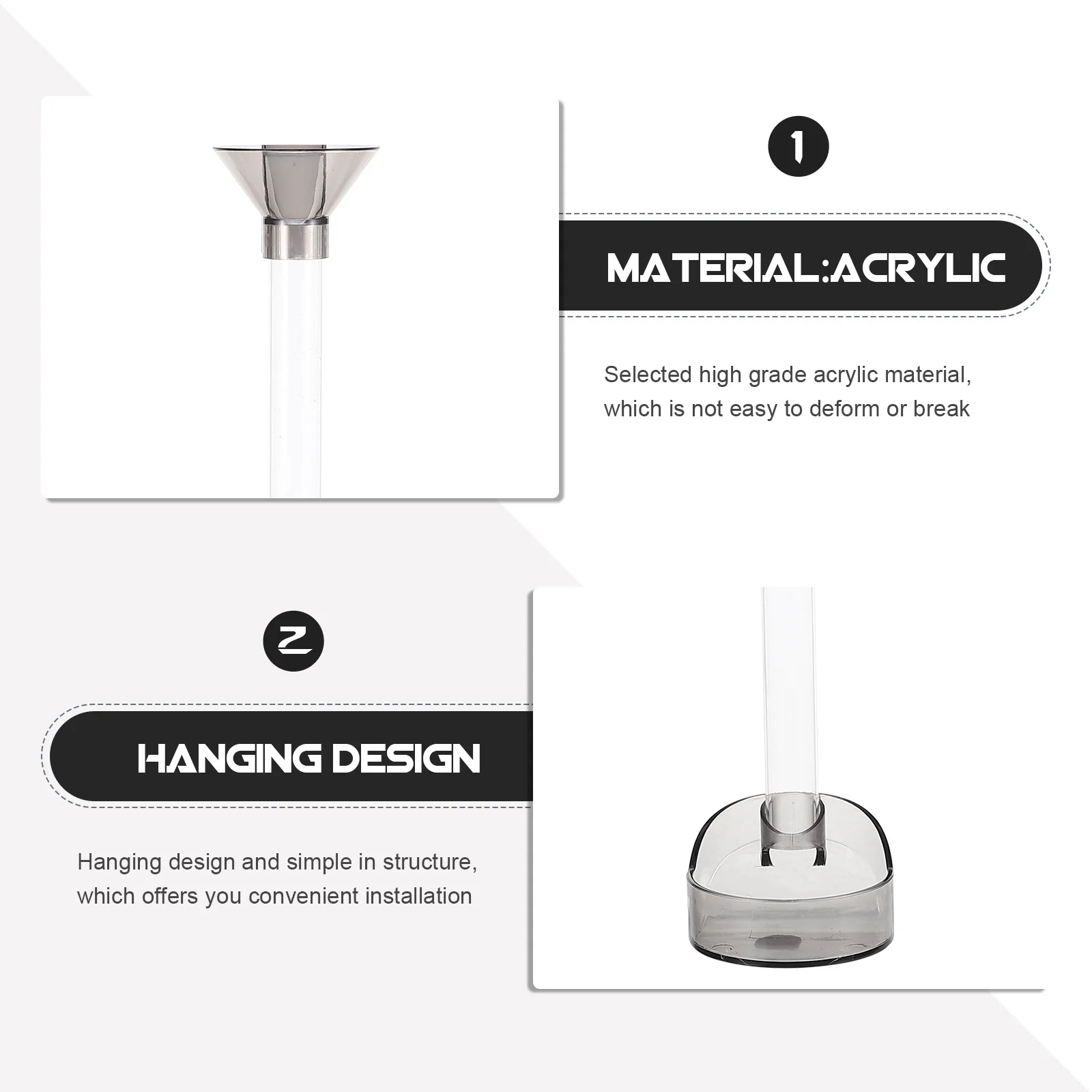 

4pcs Acrylic Fish Tank Auto Feeder Bowl Shrimp Supply Tool for Aquariums