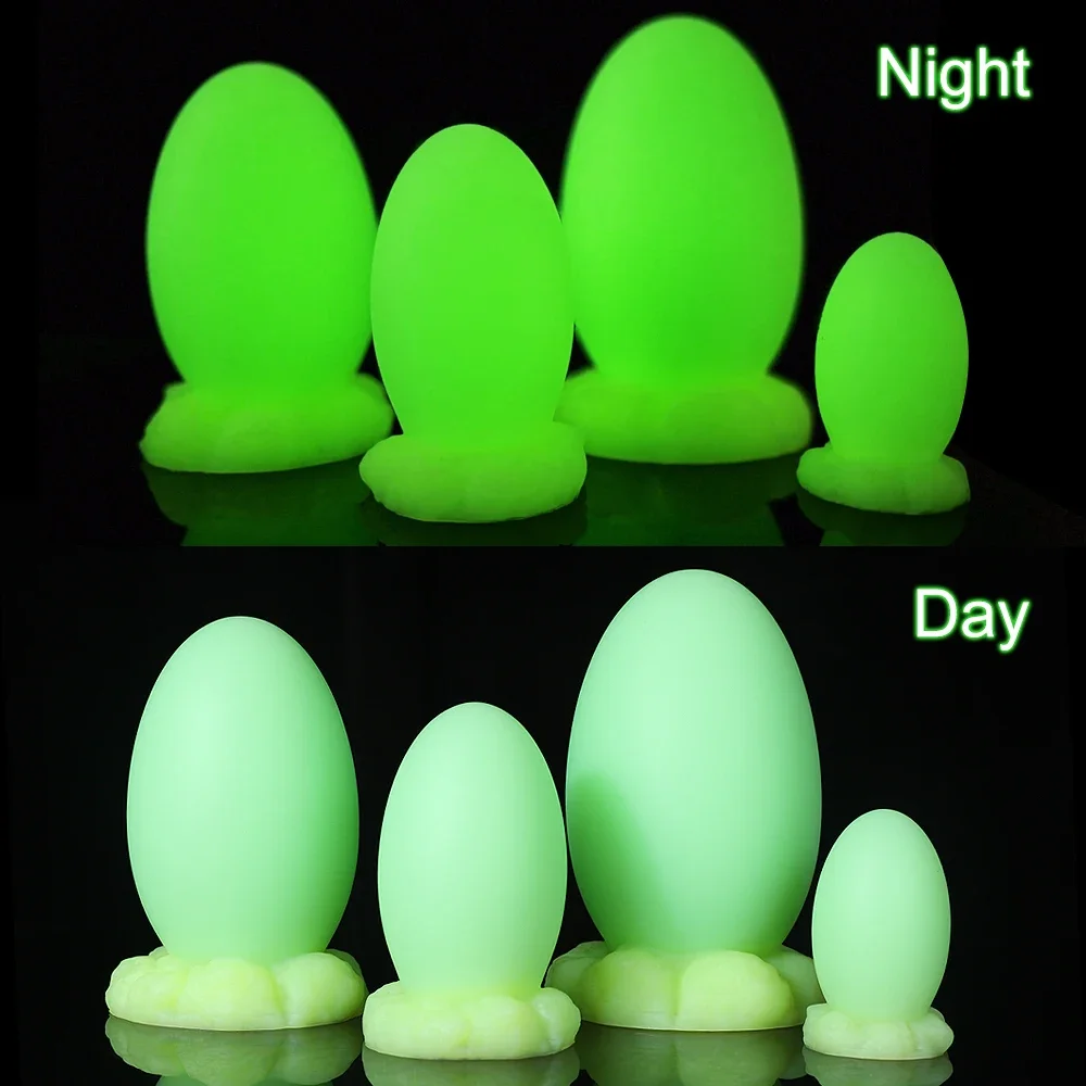 Super big dragon eggs anal plug,Nightglowing anal pull beads,Sex toys for women/men,Soft silicone material,Massage Masturbation