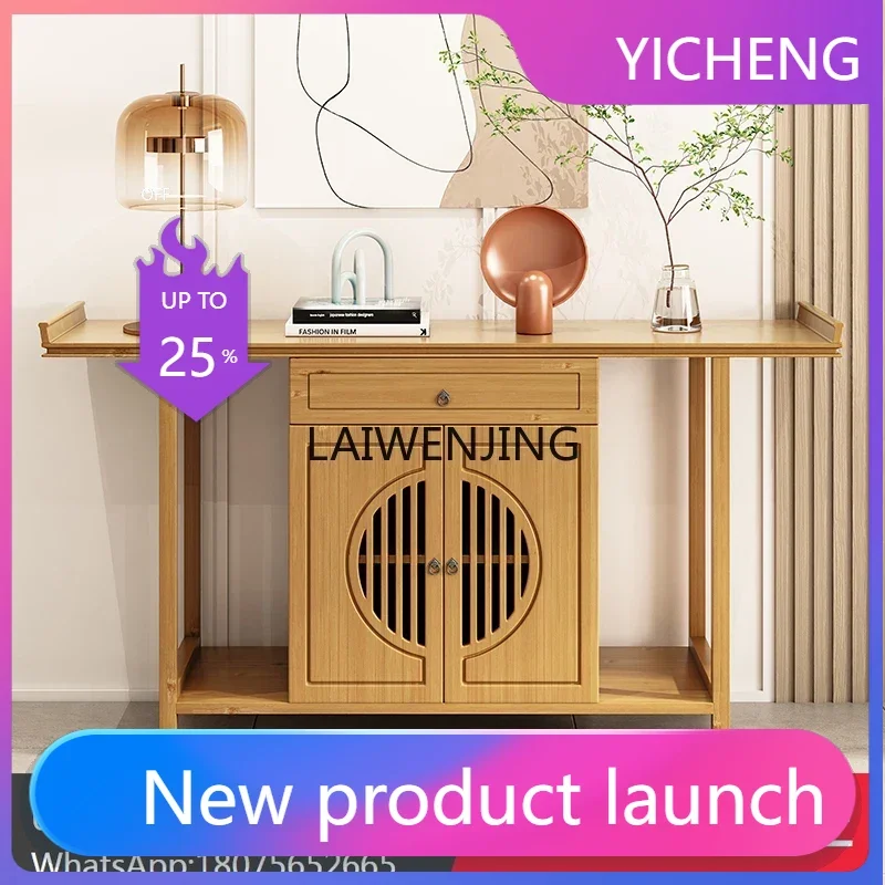 LYY  table incense case household living room central hall cabinet antique Buddha case Chinese style God of Wealth table