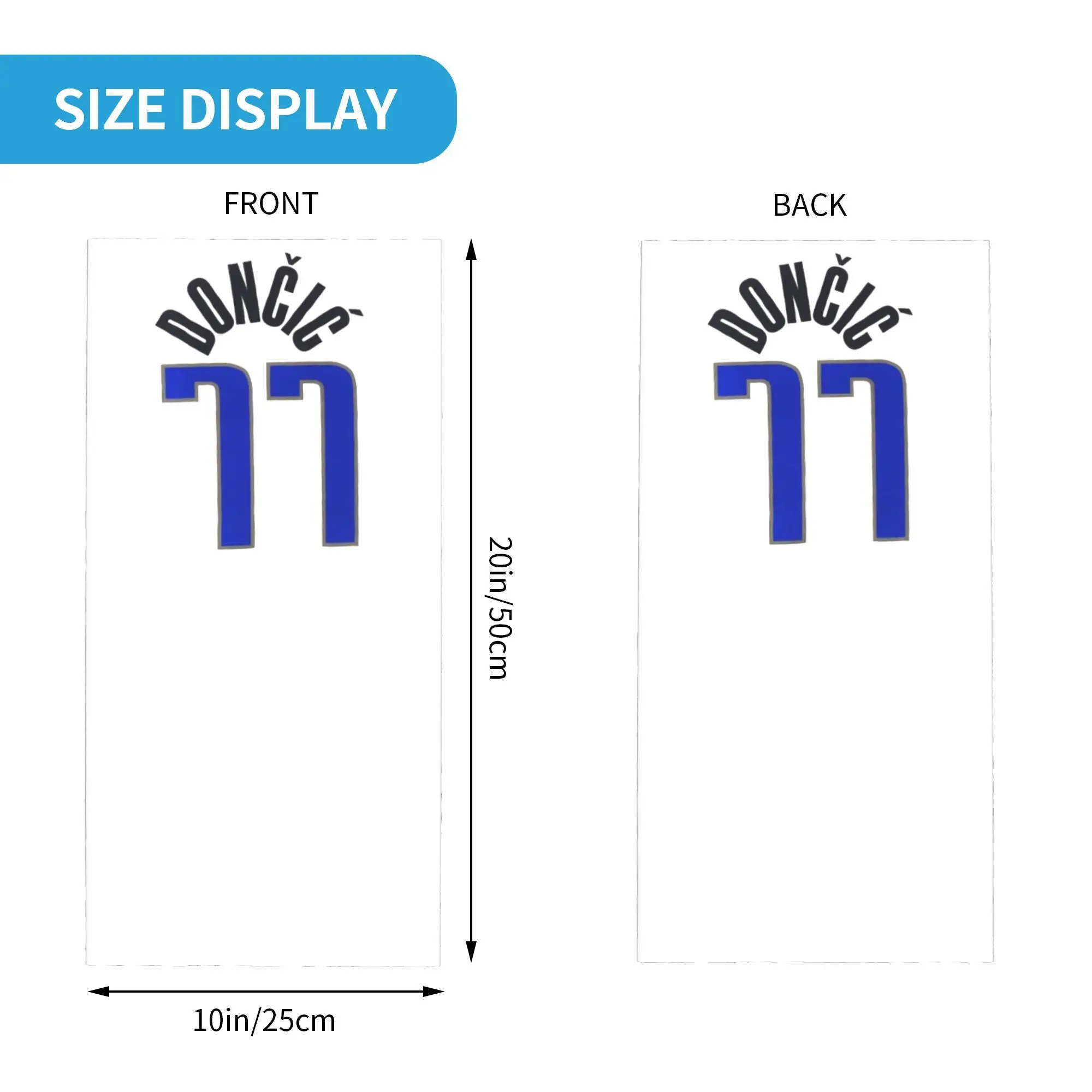 وشاح قناع مطبوع برقبة من Luka Doncic Bandana وشاح متعدد الاستخدام لركوب الدراجات والمشي لمسافات طويلة وصيد الأسماك للجنسين للبالغين طوال الموسم