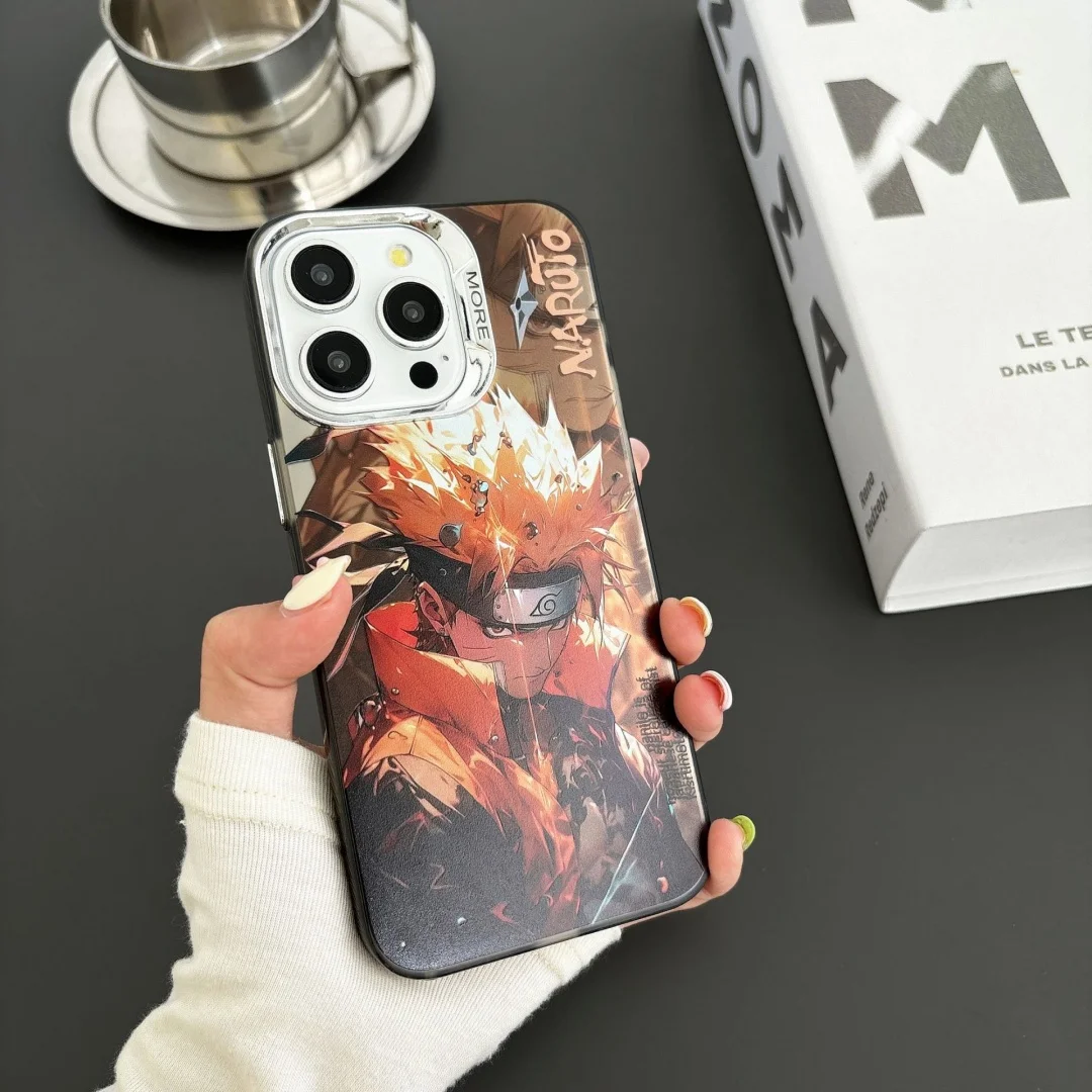 NARUTO KAKASHI Boruto funda de teléfono para Apple iPhone 16 15 14 13 12 11 17 Pro Max Plus Air 17pro Japón dibujos animados Naruto contraportada