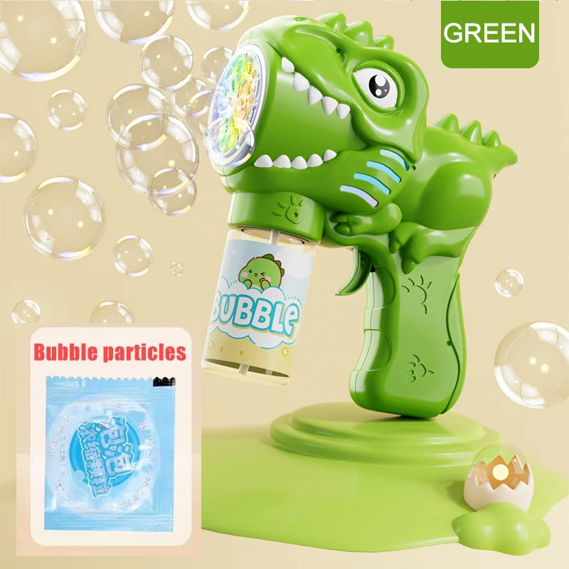 Volautomatische Bubble Gun Rocket Bubbles Machine Automatische blazer met Bubble Liquid Toy voor kinderen Strand Outdoor Bubble Gifts