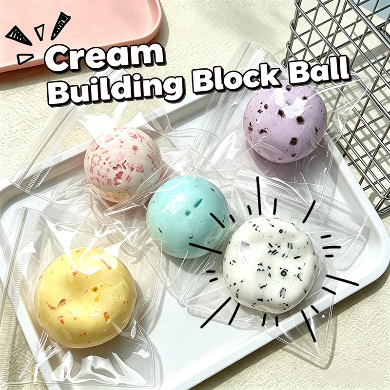 Funny Butter Block Sinking Feel Decompression Toy Squeeze Fresh Shapeable Pinch Fidget Creative Handmade Ball Adult ADHD Gift
