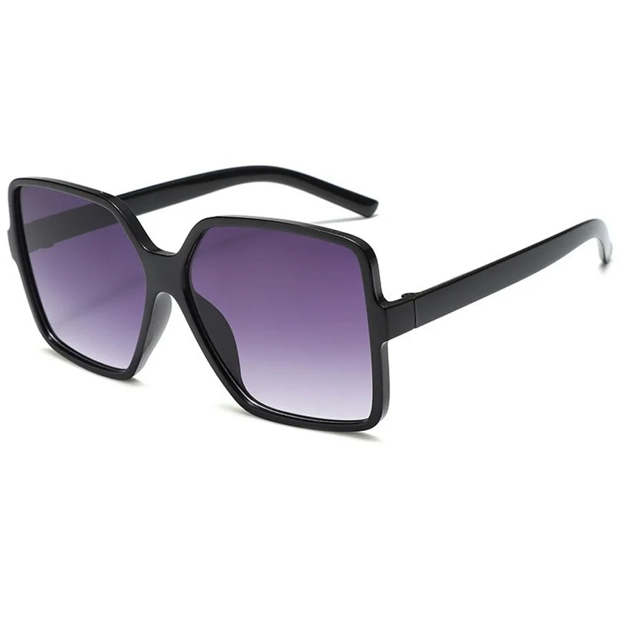 نظارات شمسية كلاسيكية جديدة بإطار كبير عصرية لتخسيس الوجه للجنسين مناسبة لجميع المواسم