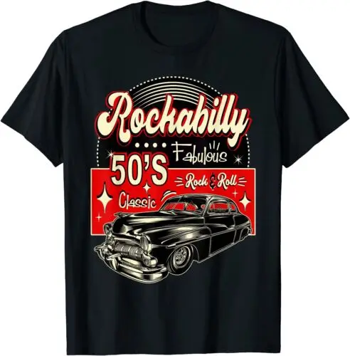 1950s Vintage Rockabilly Swing 50s Sock Hop Doo Wop Rocker T-Shirt