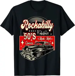 ヴィンテージロカビリースイングTシャツ、50年代、ソックスホップ、ドコ、ロック、ロッカー、1950秒