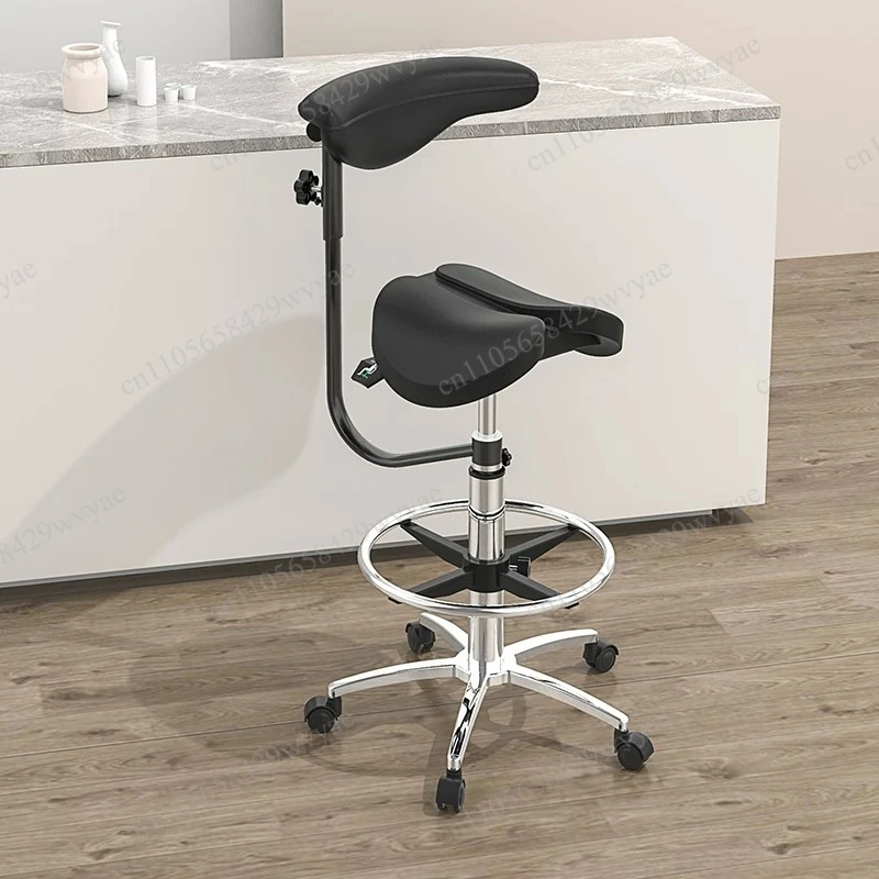 Saddle Chair, Ergonomics, Dental Correction, Beauty Salon Lift Bar Chair