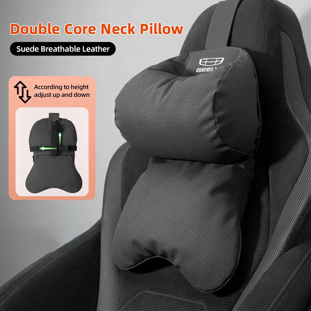 

Car Seat Headrest Travel Rest Neck Cushion Breathable Neck Pillow For Geely Coolray Emgrand Okavango Monjaro Preface EX5 EC78