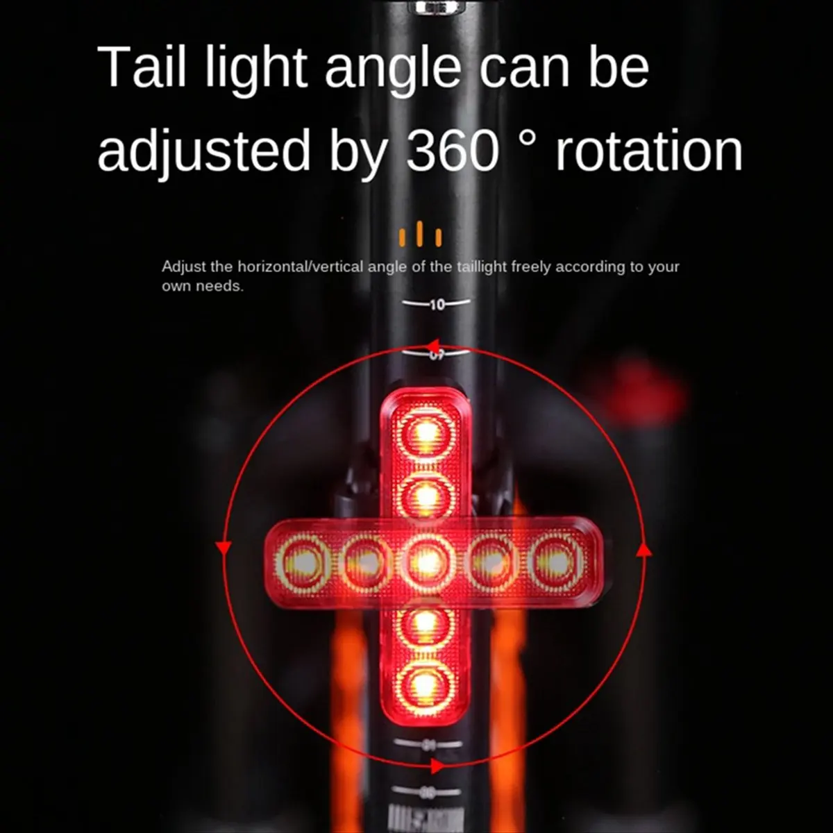didyou Bicycle Taillight LED Multi-Mode Charging Mountain Bike High Brightness Taillight Cycling Equipment