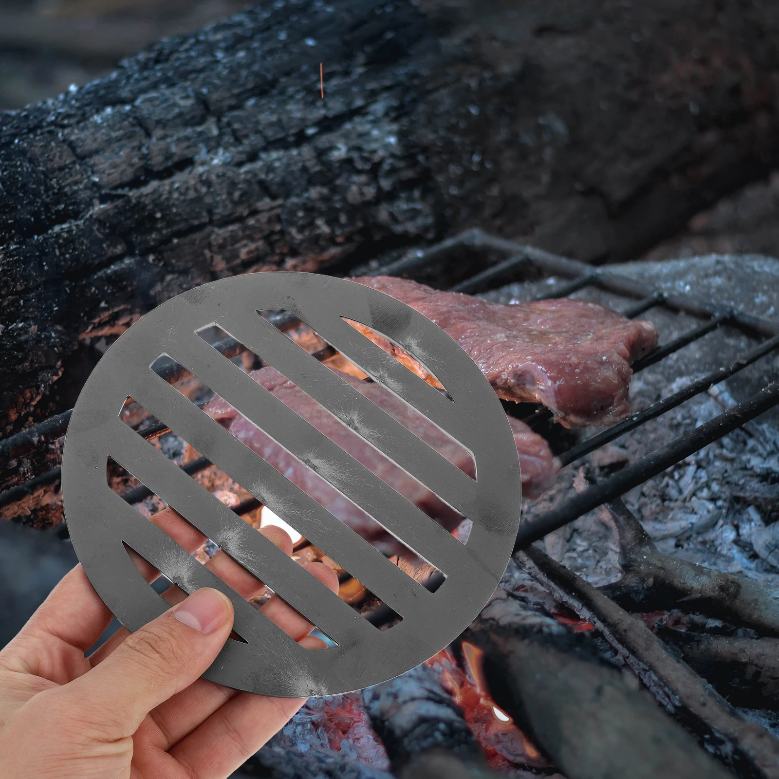 

Charcoal Box Iron Sheet Bbq Grate Replacement Fire Pit Cast Plate Grey Heat Outdoor Camping Picnic Barbecue Backpacking Trips