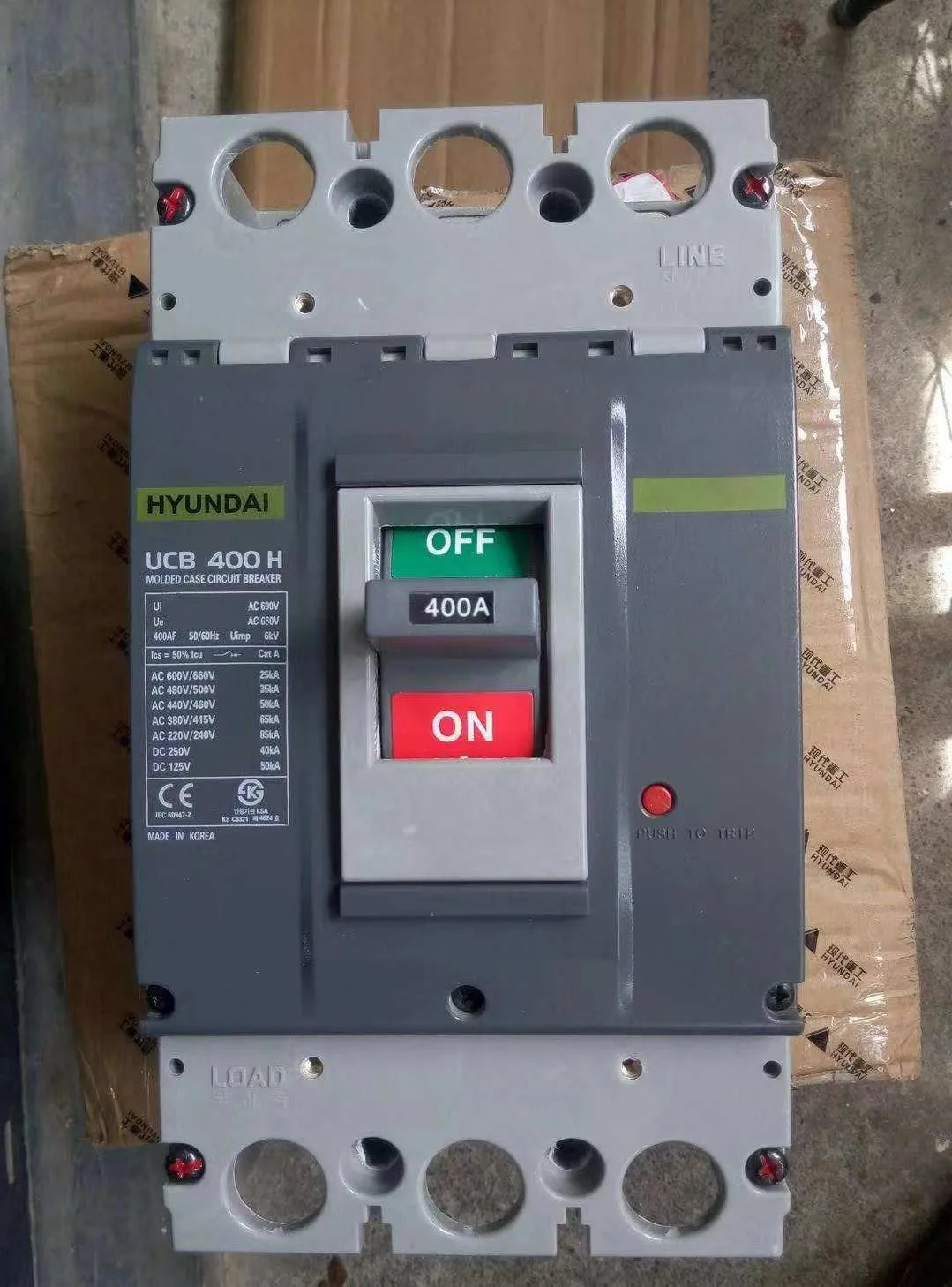 [Brand New Original Genuine] HYUNDAI Korea Hyundai, Circuit Breaker UCB400H/HIBH403