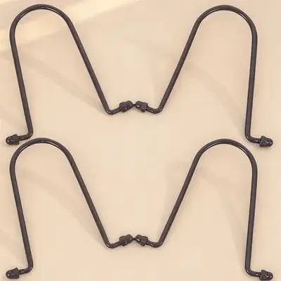 4Pcs Rain Chain Gutter Adapter Hook Premium Iron Downspout Adapter for Outdoor Garden Decoration Easy Install Rust Proof