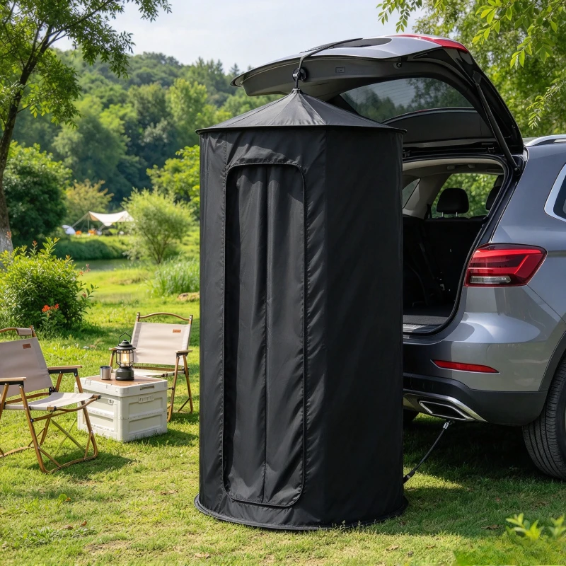Portable Car Changing Tent, Pop Up Privacy Shower Tent, Car Trunk Dressing Room, Oxford Instant Camping Tent for Outdoor Travel