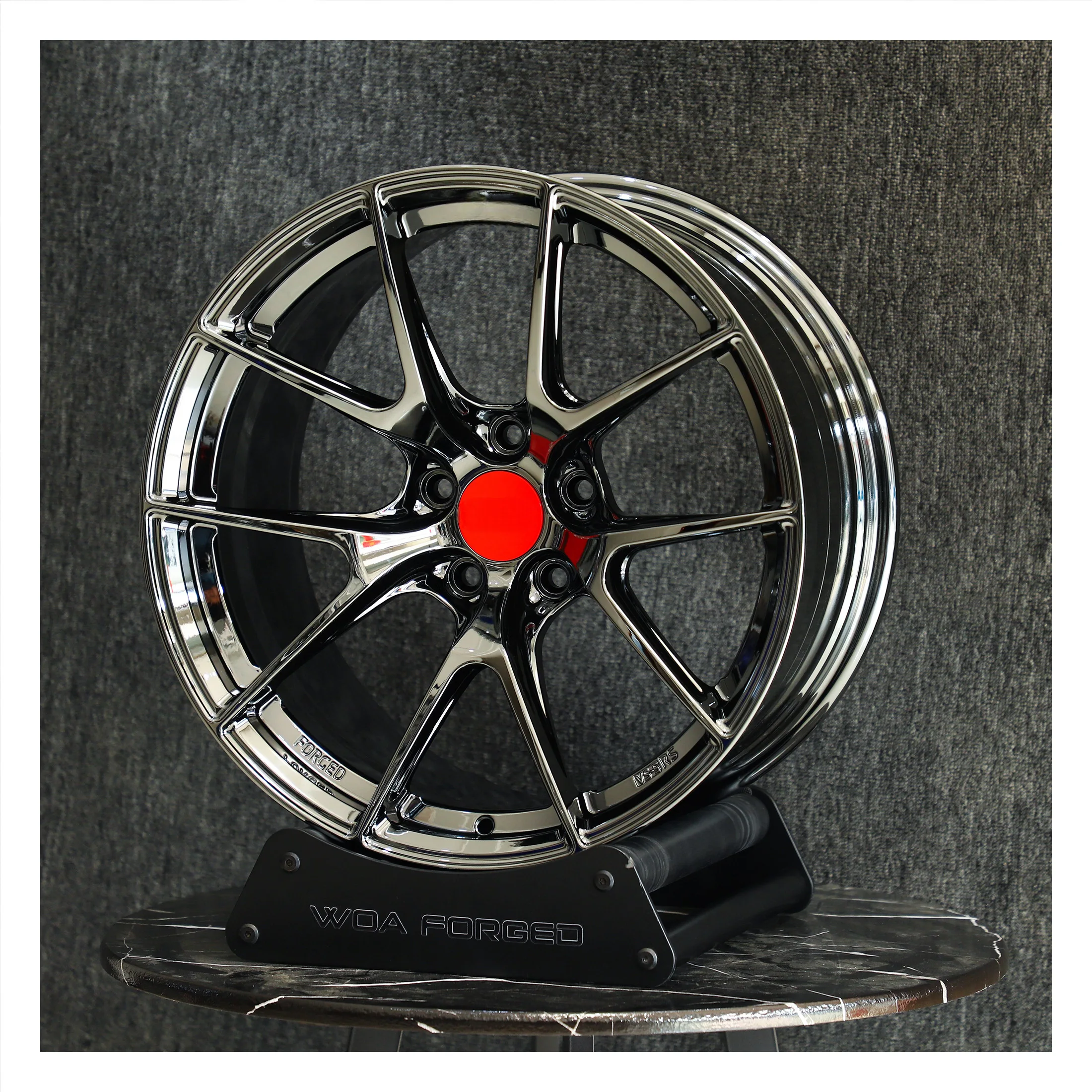 

VS-5RS 18-22 Inch Forged Aluminum Rims Stylish Muscular Design Chrome Polished Car Wheels Low Weight Fit 5x114.3 5X120 New