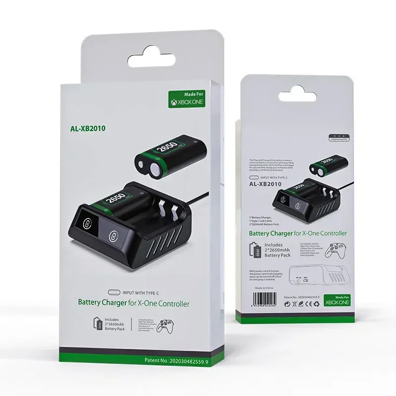 PURFIELD 2 x2600mAh بطارية قابلة للشحن لأجهزة Xbox One لسلسلة Xbox X/S/Xbox One S/X بطارية تحكم + شاحن بطارية USB