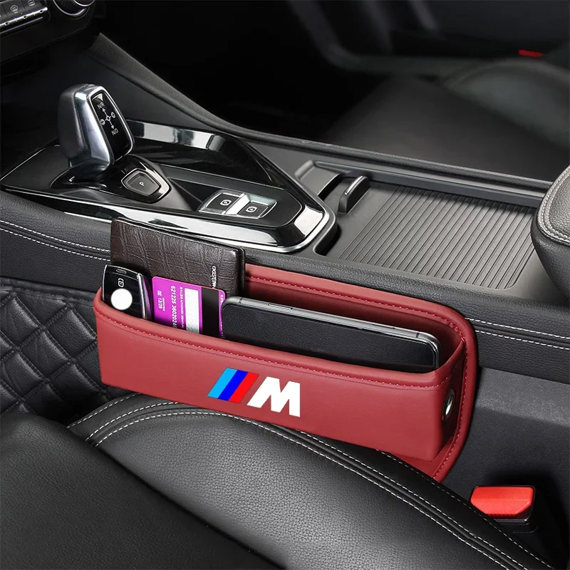 Car Special Seat Crevice Storage Box Seat Slit Catcher Organizer For BMW 3 M M3 M5 X1 X3 X5 E90 E46 F10 F30 E60 car accessories