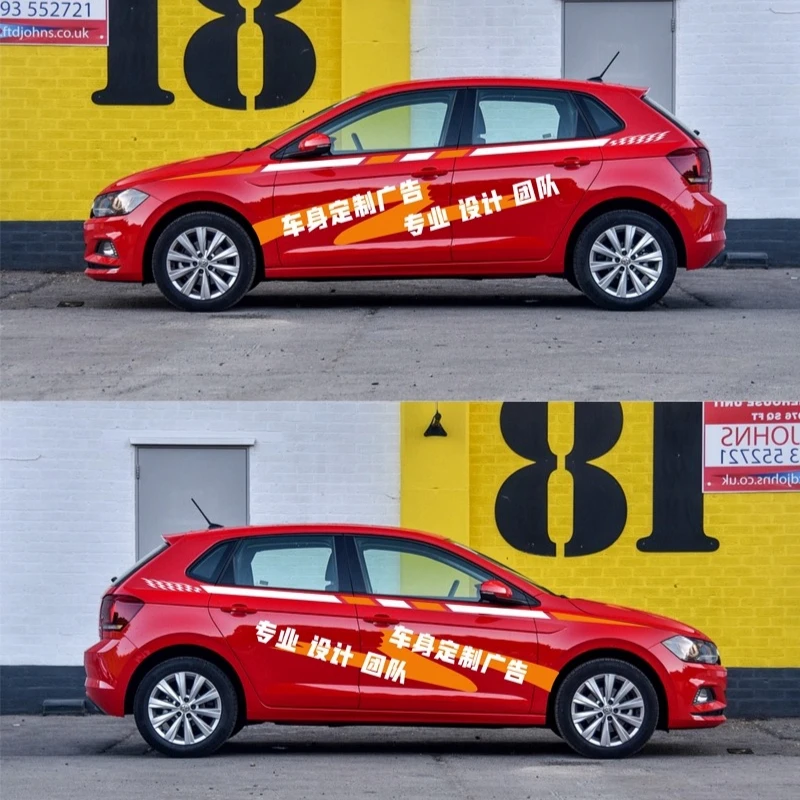 تخصيص ملصقات السيارات القابلة للإزالة الإعلان شعار نافذة الشارات تعزيز ملصق #5