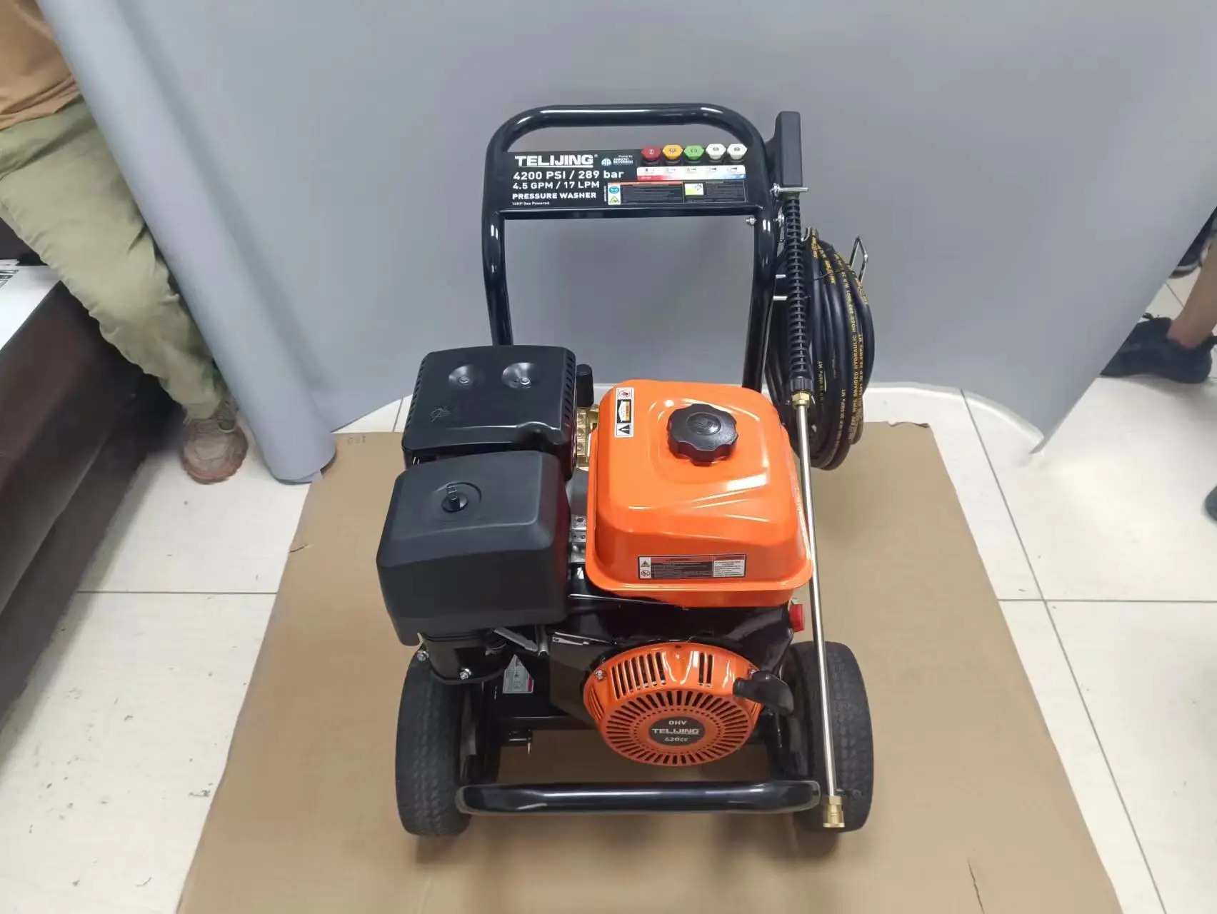 مضخة مياه محمولة عالية الضغط لغسيل السيارات OEM مصنع AR مضخة غسالة الضغط القابلة للتعديل غسالة ذات جودة مستقرة