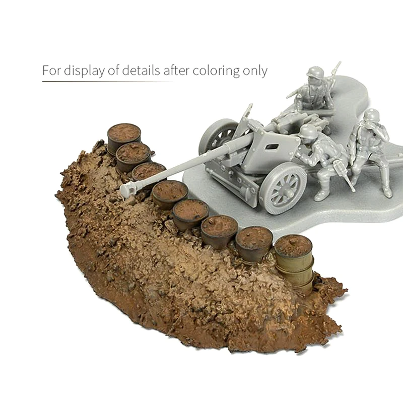 Children's Educational Crafts 1/72 Diorama Model Kits For Accessory Trains Railway Streets Model War Scene