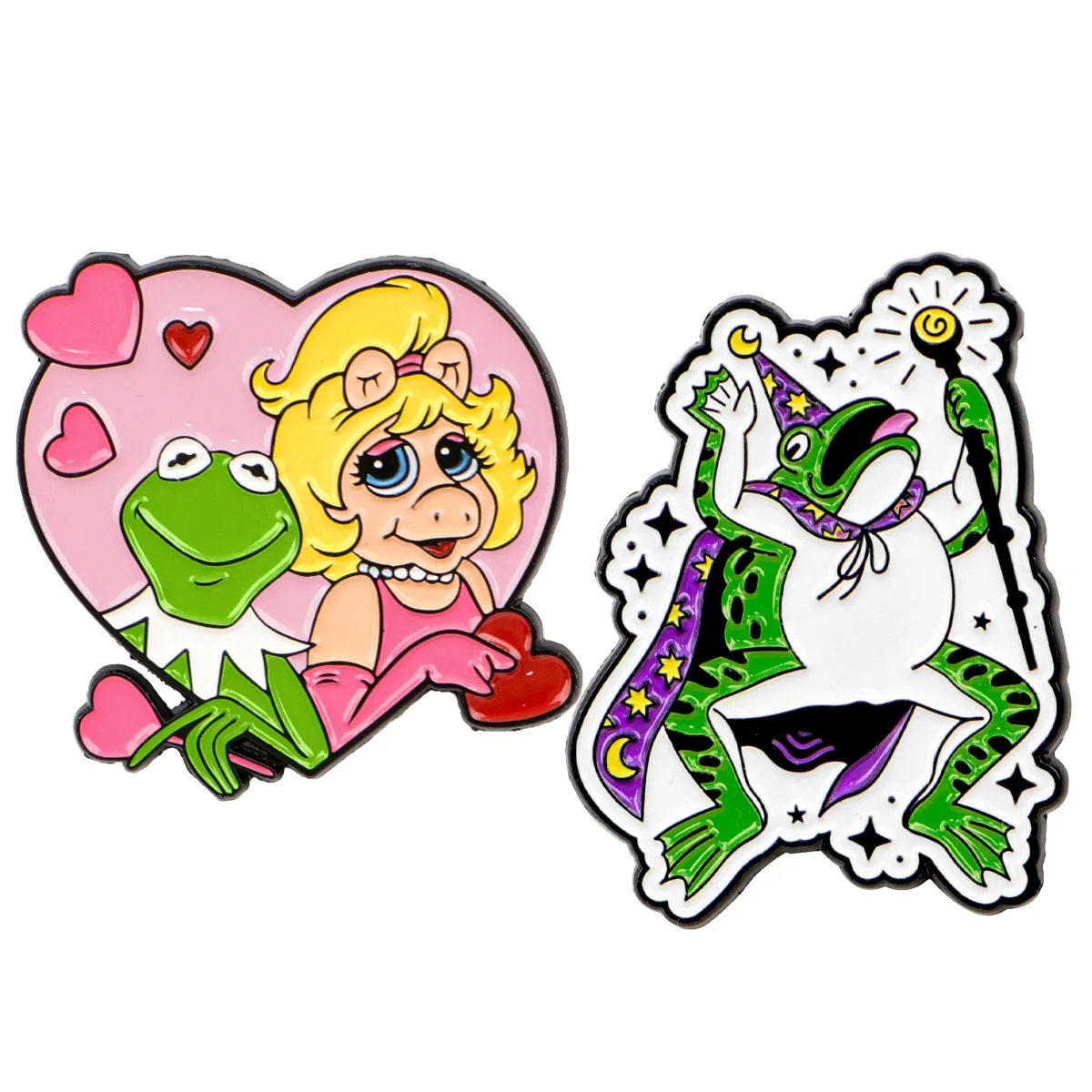Kermit der Frosch Emaille Pin Cartoon Broschen für Frauen Anstecknadeln Abzeichen auf Rucksack Kostüm Zubehör Modeschmuck Geschenke