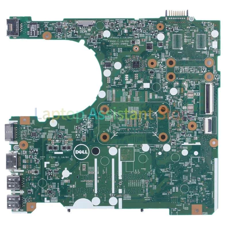 اللوحة الأم للكمبيوتر المحمول: 1 لسيارة ديل فوسترو ، 07d5j9 7d5j9 ، تم اختبارها