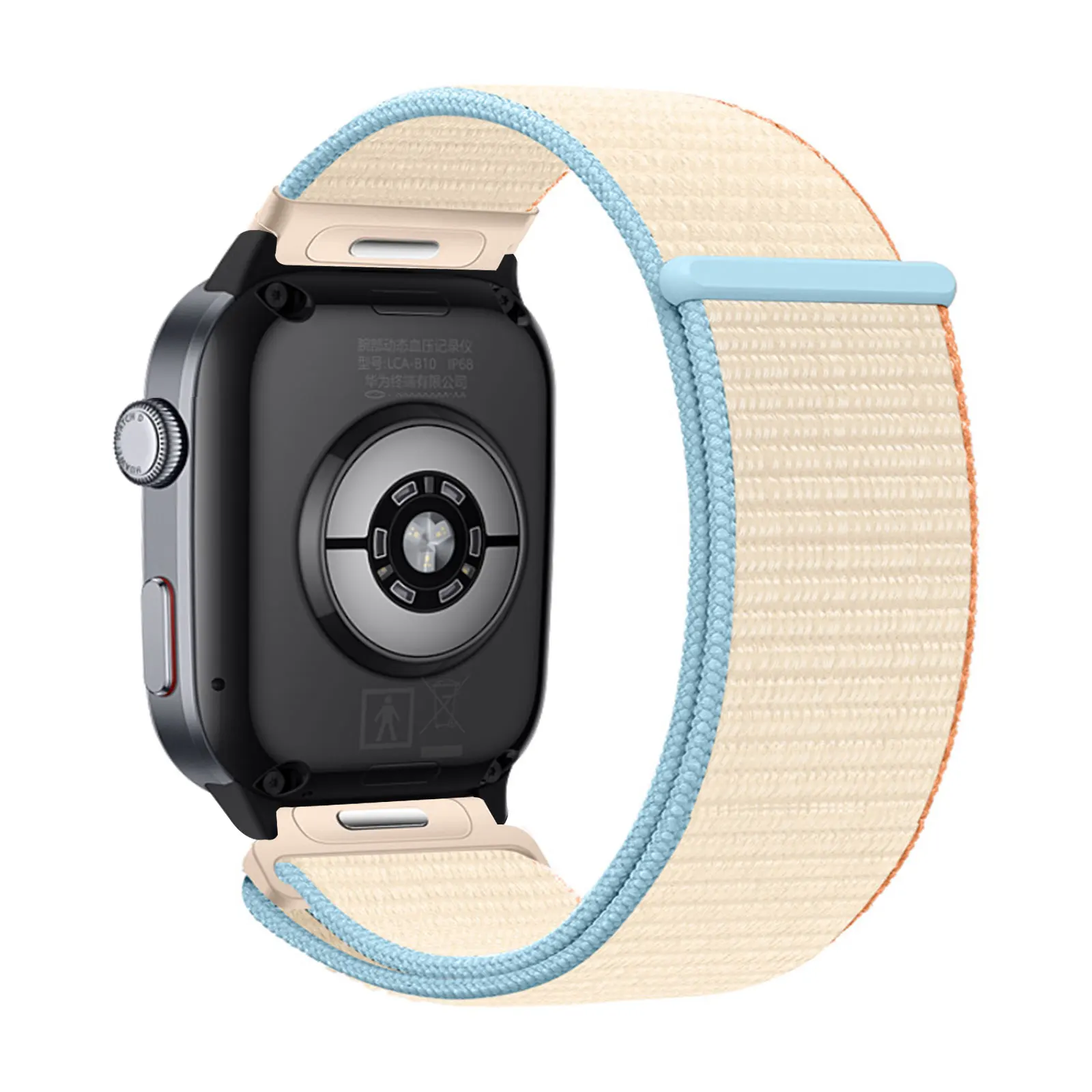 Nylon Bands for Huawei Watch D2 22mm with Velcro and Snap fastener