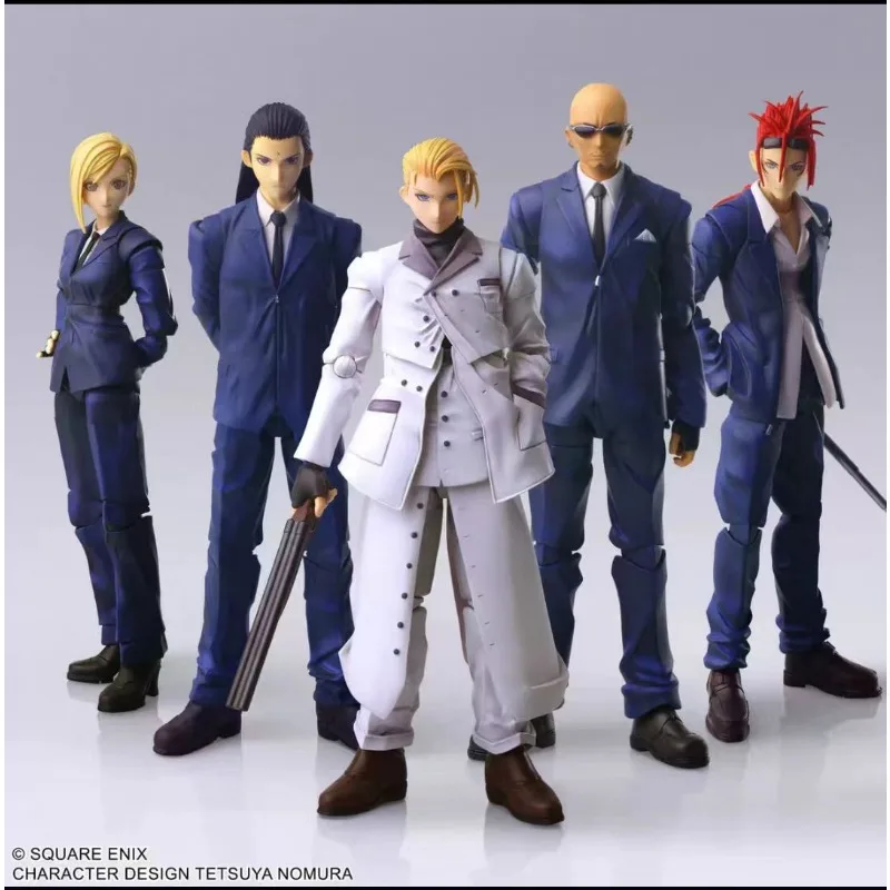 En Stock: Figuras de Acción de Final Fantasy 7 de BRING ARTS: Zeng/Reno/Luther/Rufus/Irina/Vincent/Claude/Yuffie/Cid Hevent/Noctis
