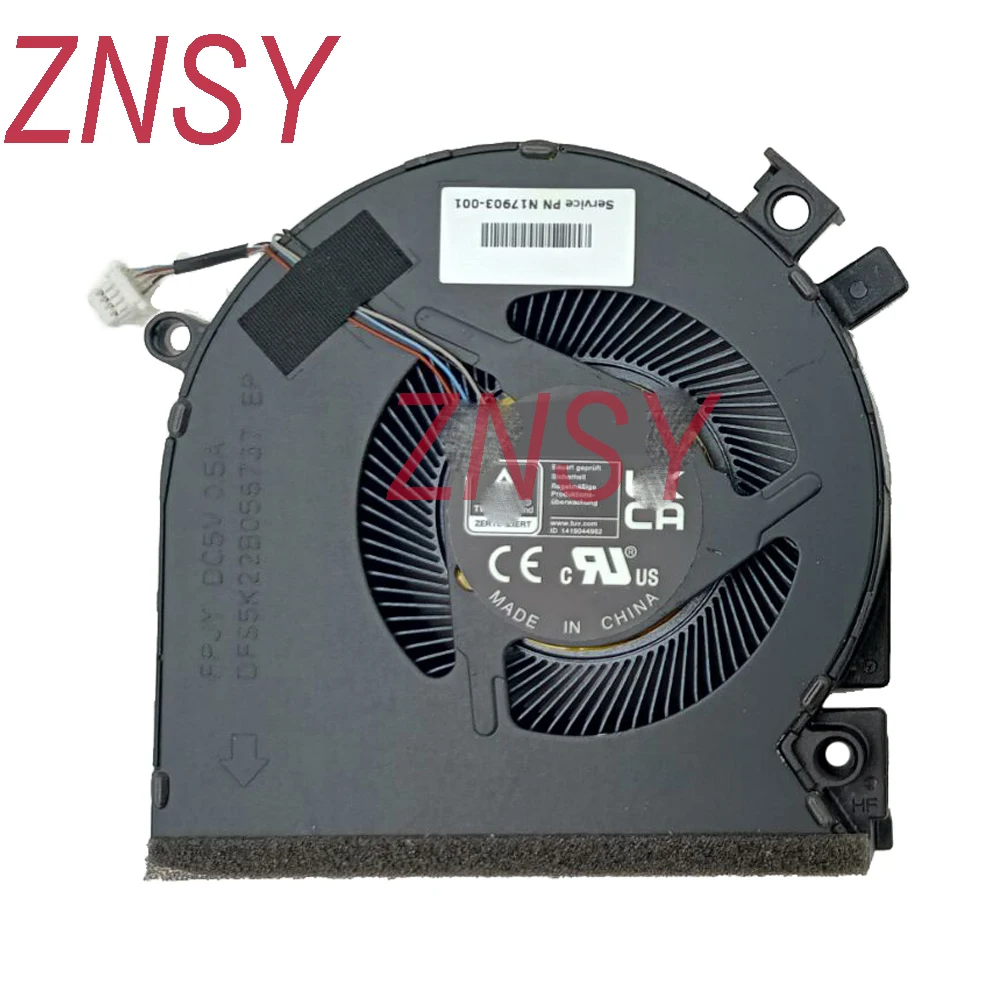 Ventilador de Resfriamento para Notebook HP Victus 15-FA 15-FB 15T-FA FA000 TPN-Q278 TPN-Q279 N13304 N17903-001 FPJY - Cooler de CPU e Ventoinhas de Resfriamento de Processador