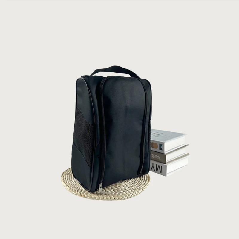 Portable Golf Shoe Bag Oxford Cloth Shoe Carrier Bags Breathable Lightweight Golf Handbag Dustproof Football Tennis Shoe Bag
