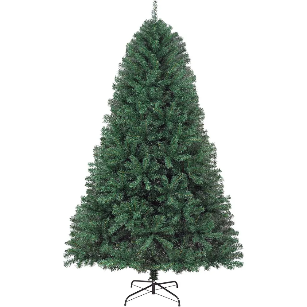 

6ft Artificial Holiday Christmas Tree,Premium Hinged Spruce Holiday Xmas Tree for Home, Office,Party Decoration with 1000 Branch