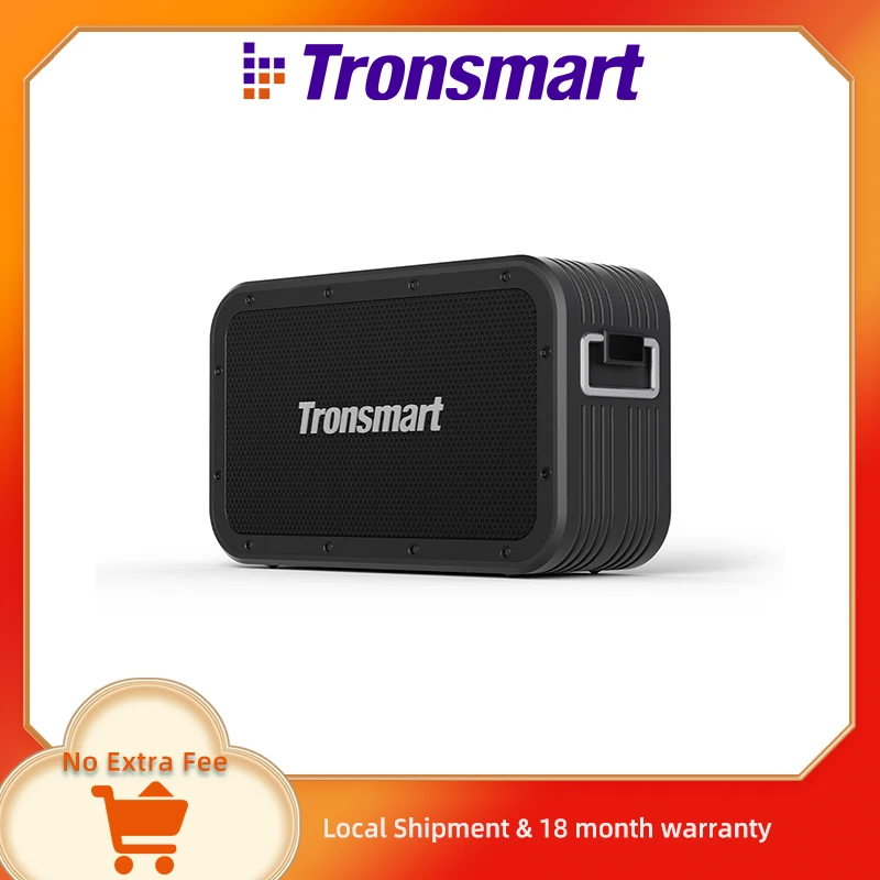 Tronsmart Force Max Bluetooth Speaker 80W Powerful Portable Speaker with Waterproof IPX6, Built-in Powerbank, for Camping