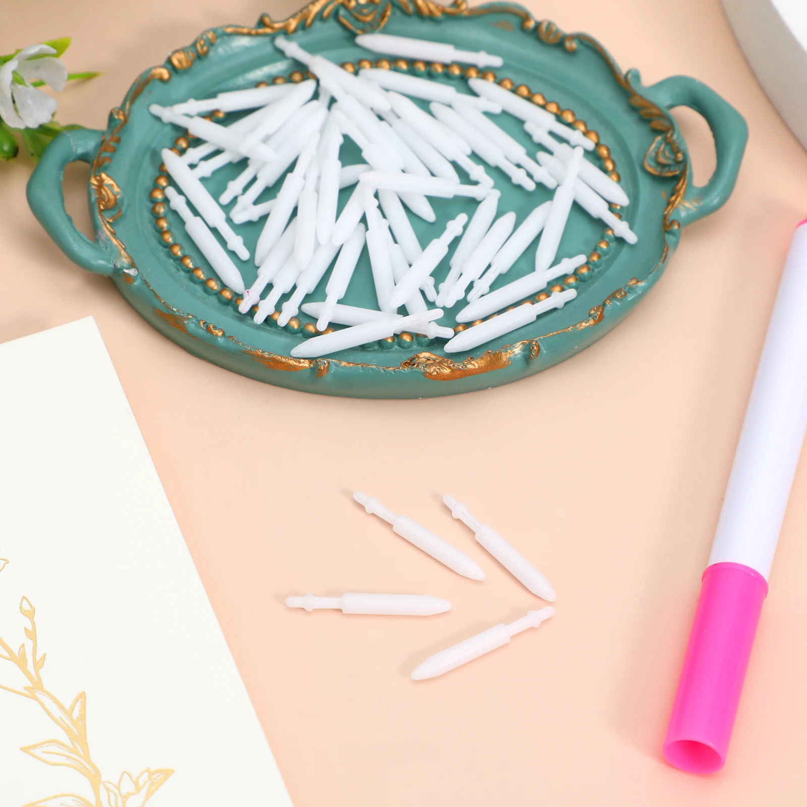 

50Pcs 0.7mm Marker Pen Replacement Nibs Paint Pen Supplies for DIY Painting Portable Art Accessories Creative Gifts