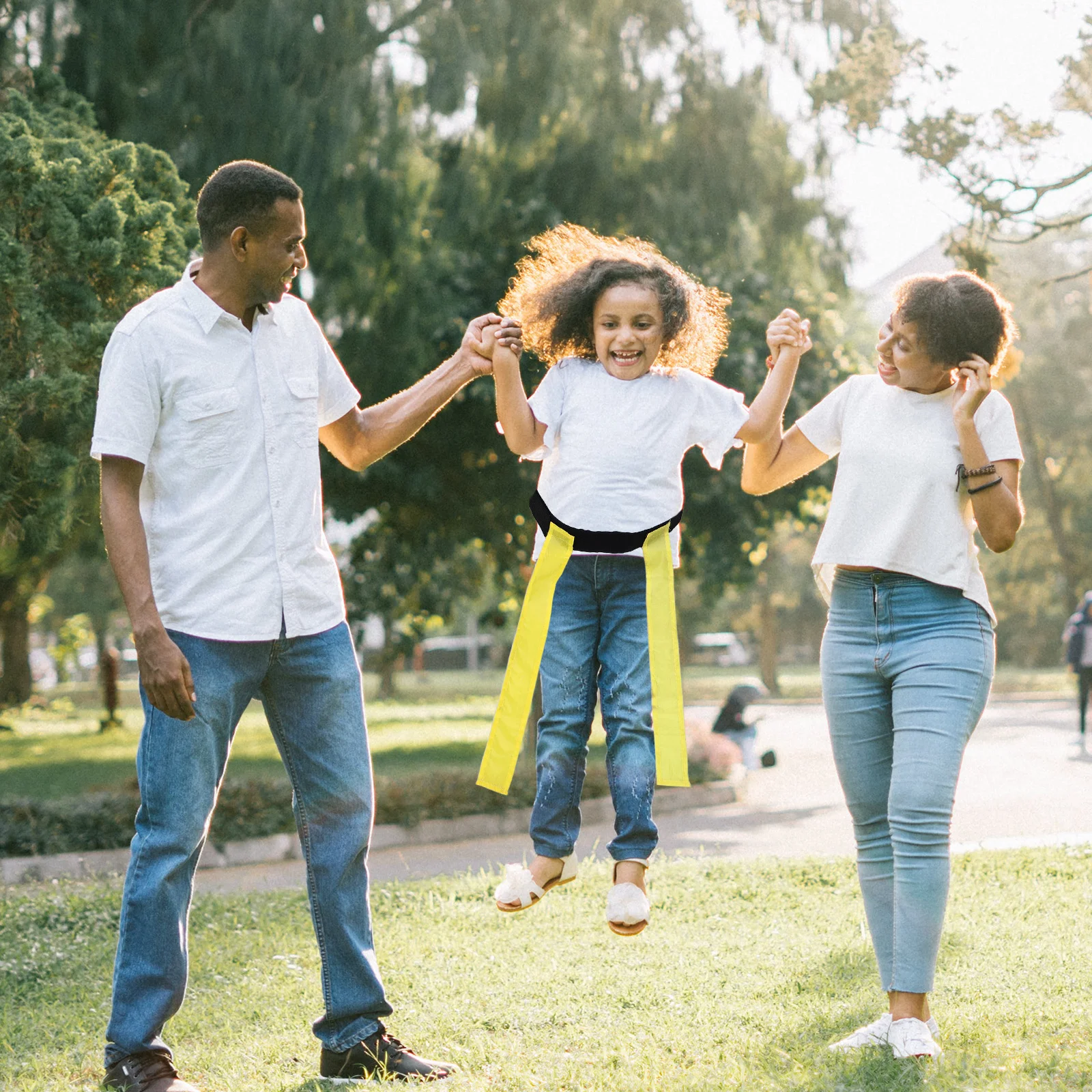 مجموعة أحزمة كرة القدم المكونة من 4 قطع، أعلام خصر خفيفة الوزن للشباب، تدريب رياضي خارجي، كرة القدم الرجبي #4