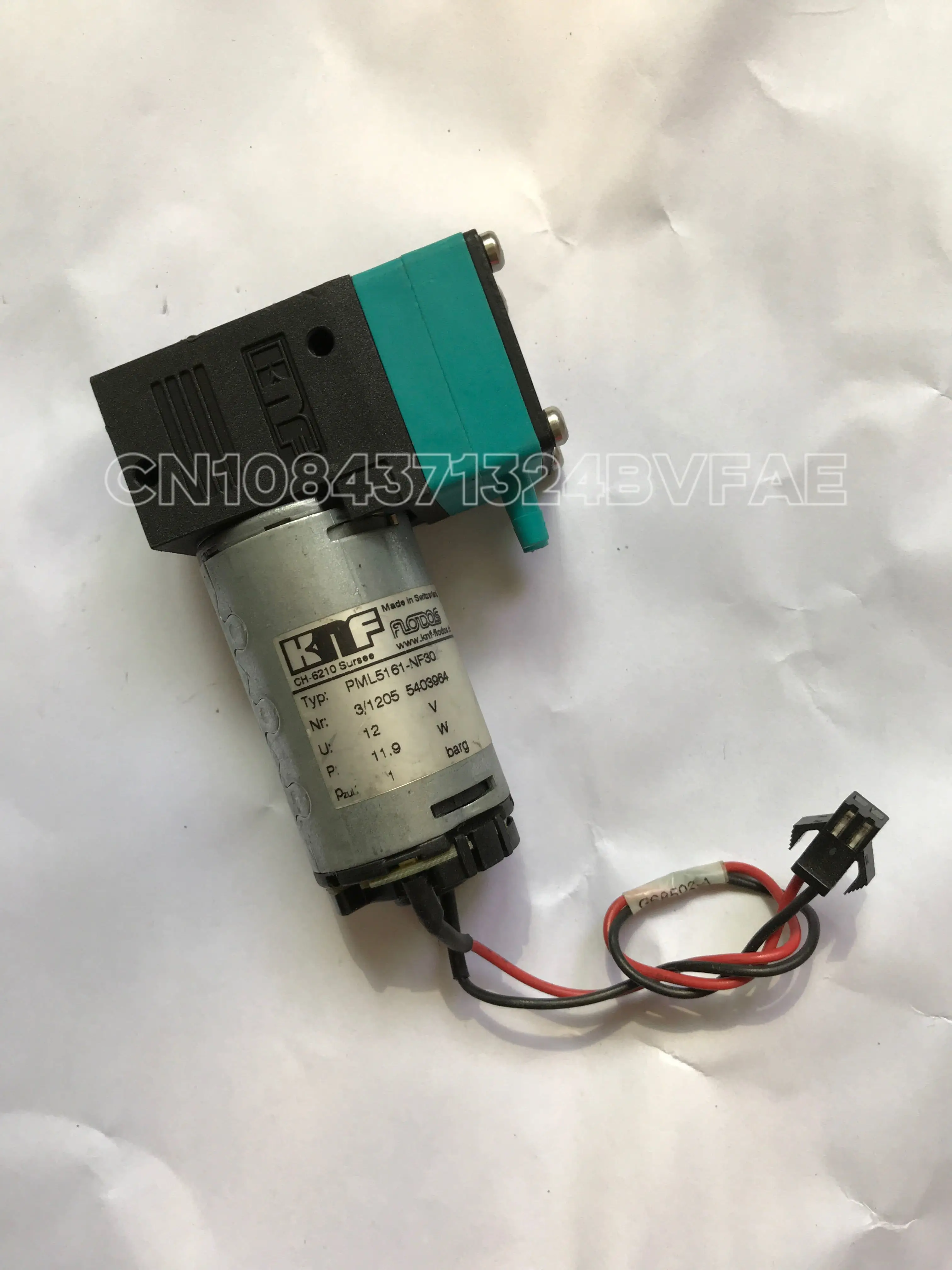 Original genuine Swiss KNF miniature vacuum pump PML5161-NF30 DC 12V diaphragm liquid pump biochemical pump