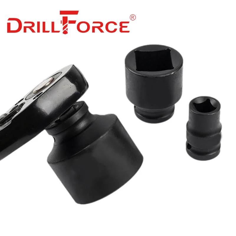 Drillforce 5-30 ミリメートルインパクトレンチソケットスクエアドライバーヘッド 1/2 "アダプター車自動車トラックタイヤ修理工業用空気圧ツール