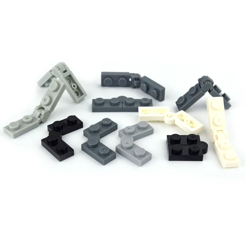 DIY High-tech Part 30pcs Building Blocks 44302 44301 2429 2430 เปลี่ยนจับบานพับอิฐ MOC Creative อุปกรณ์เสริม 73983 6134