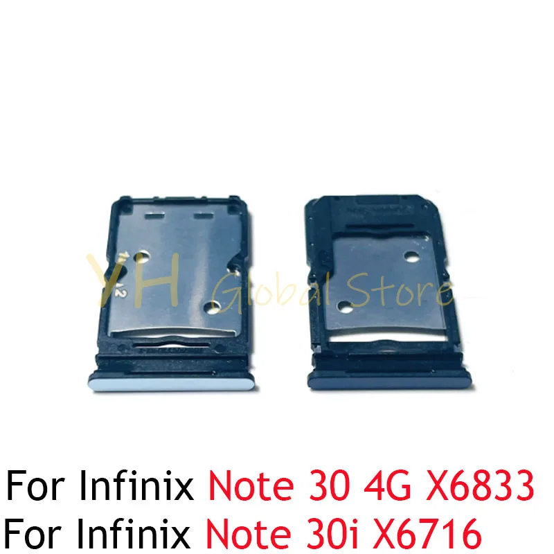 

For Infinix Note 30 4G X6833 / 30i X6716 Sim Card Slot Tray Holder Sim Card Repair Parts