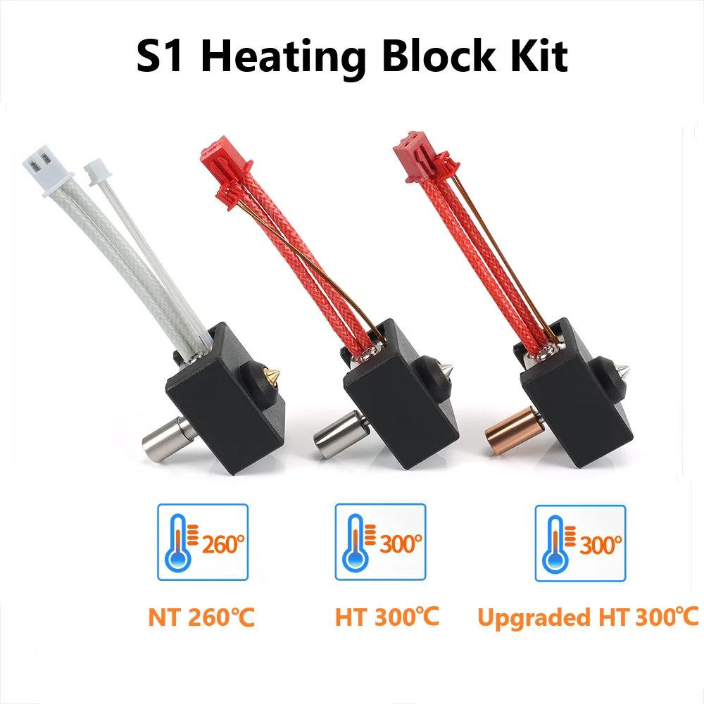 Ender-3 S1 High Heating Block Kit Sprite Extruder Hotend Kit for Ender-3 S1 Pro/ CR-10 Smart Pro/Sermoon V1 & V1 Pro