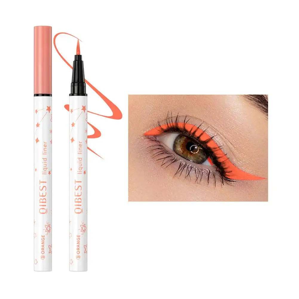 Colorful Liquid Eyeliner Quick-dry Waterproof Eyeliner Tool Eye Liner Pen Makeup Pencil Long-lasting Beauty Eye P7g8