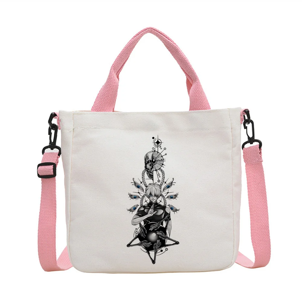 Jujutsu Kaisen Gojo Satoru tote bag reusable einkaufstasche torba na zakupy shopping totebag woman