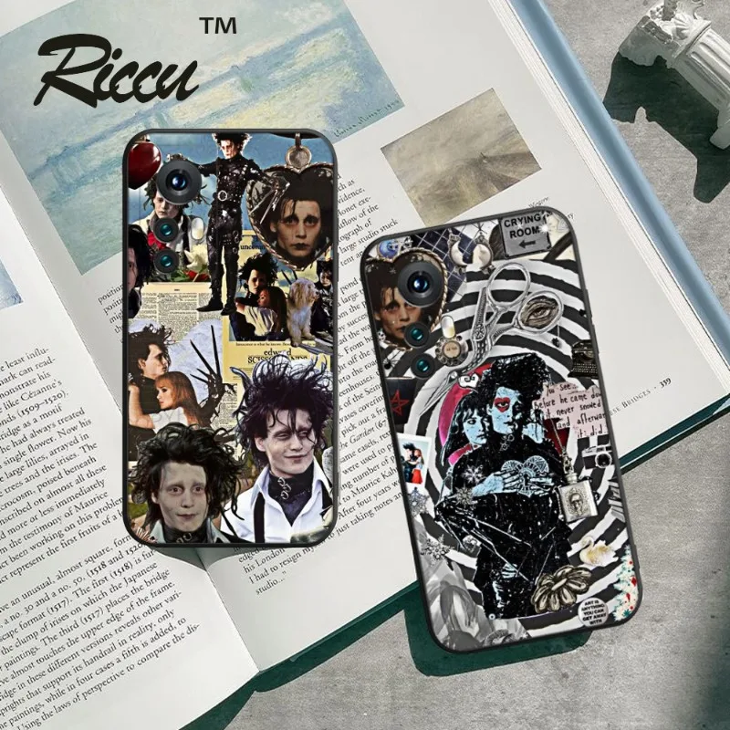 Capa para telefone Edward Scissorhands, tampa traseira macia para Xiaomi Redmi Note 11, 10, 9C Pro, 10X, K20, Note 9A, K40, K30S