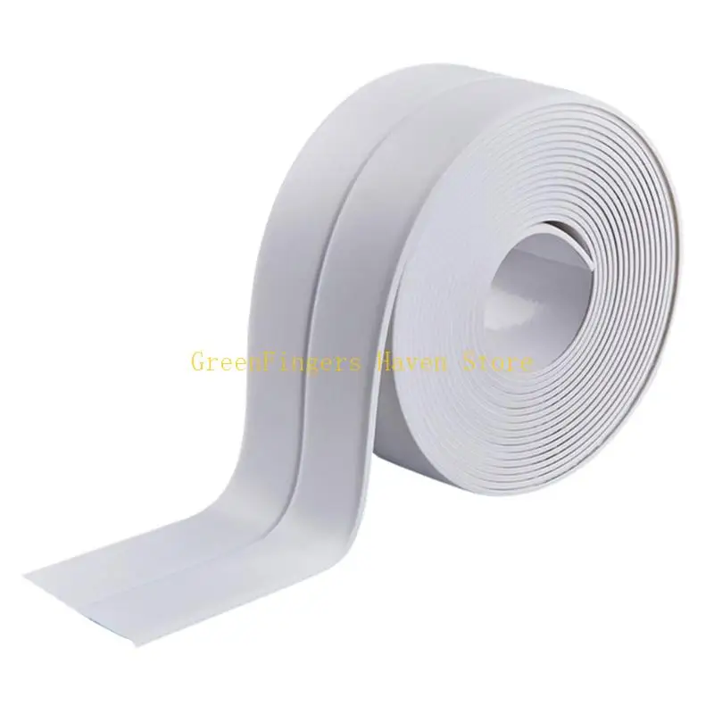 F68d 3 롤 넓은 두꺼운 코크 테이프 방수 접착력 부엌 욕실 샤워 싱크 씰링 쉬운 사용 쉬운